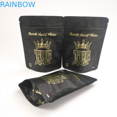 마일라 금속 박막 가방 어수룩한 사람 필름 백을 패키징하는 디지털 프린팅 냄새 증명 3.5g 드라이 플라워 인도 대마