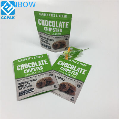 견과류 마른 열매를 위한 지프 잠금 장치 팩크가잉 봉지와 재밀봉할 수 있는 음식 팁 봉지