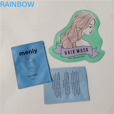 광택이 없는 푸른 코스엠틱 패키징 테플론제 백은 평평한 포일 봉지를 특화했습니다