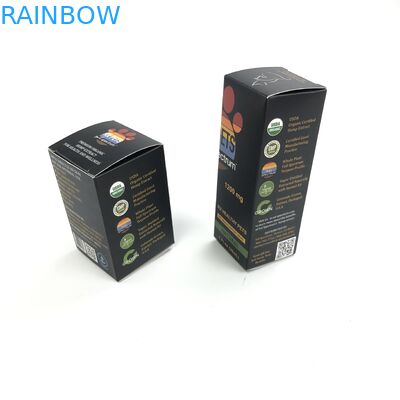 의약품 공간 정비 병 보석  종이 박스 포장을 위한 400g 두께 백색 마분지와 맞춘 광택 필름