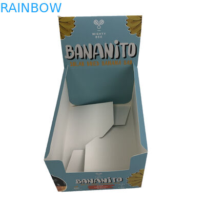 캔디 폭탄 공간 정비 병을 위한 350g 두께 하얀 마분지와 맞춘 매트 영화 UV는 백서 박스 포장을 드러냅니다