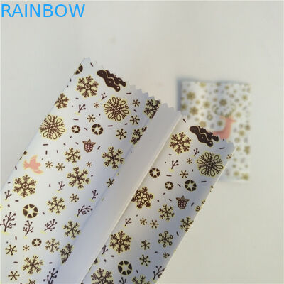 들쭉날쭉한 에지와 MOPP CMYK 150 마이크론 스낵 바 패키징 테플론제 백