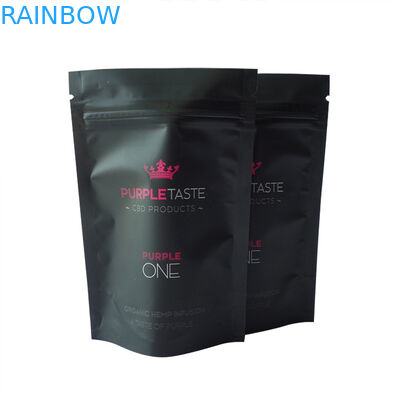 지플록식인 것을 가진 14g 28g 냄새 증명 인쇄된 포일 CBD 마일라 가방