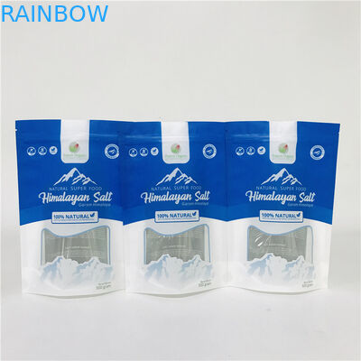 Digital Printing Platic Bags with Clear Window Stand up Packaging Bags