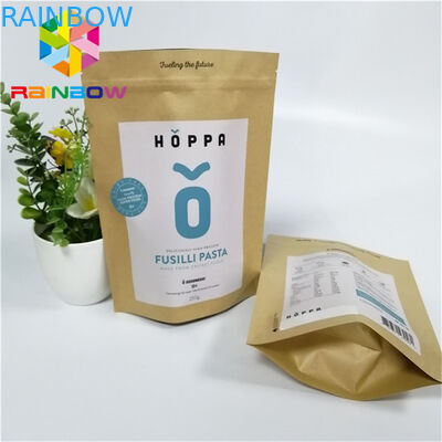 식품을 위한 120 마이크론 VMPET 재활용할 수 있는 종이 포장 백 5 온스