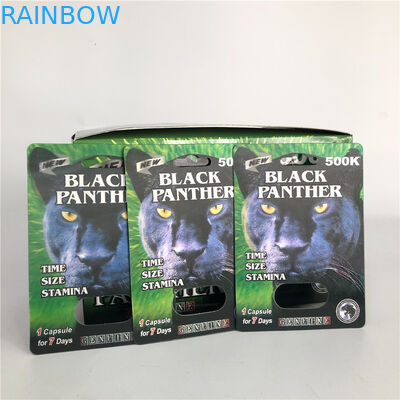 12 밀리미터는 남자 향상 3d 렌티큘러 카드 500K 피임약을 완성합니다