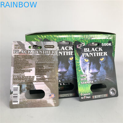 12 밀리미터는 남자 향상 3d 렌티큘러 카드 500K 피임약을 완성합니다