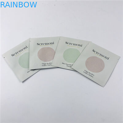 차 패키징을 위한 지퍼 작은 샤쉐와 맞춘 인쇄된 작은 3개 측면 봉인한 패키징하는 가방