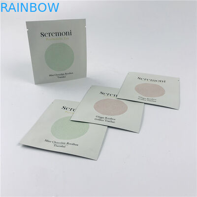 차 패키징을 위한 지퍼 작은 샤쉐와 맞춘 인쇄된 작은 3개 측면 봉인한 패키징하는 가방