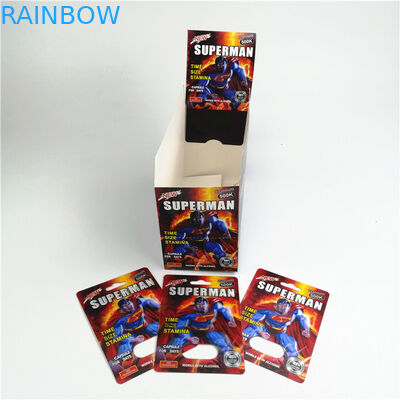 카드 9x12cm을 패키징하는 실크인쇄 CMYK 성 피임약