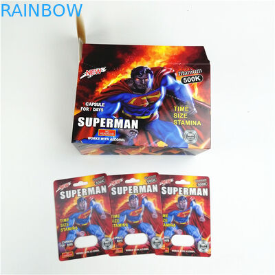 카드 9x12cm을 패키징하는 실크인쇄 CMYK 성 피임약