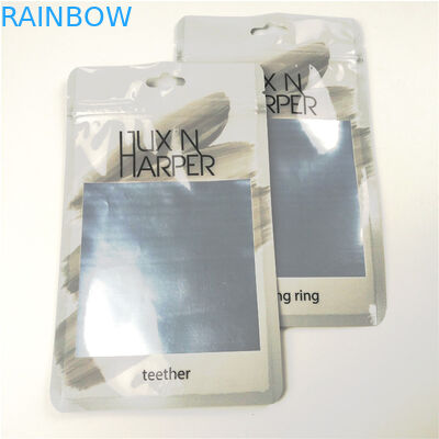 작은 양 명백한 앞 치실은 홀 플라스틱 백 알루미늄 호일 디지털 인쇄 지프 잠금 장치 봉투 패키징을 매답니다