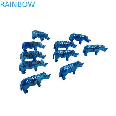 CMRK 성 피임약 코뿔소 표범 플라스틱 알약병 말 모양 350g