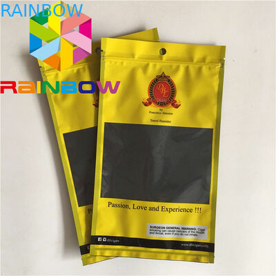 재밀봉할 수 있는 세 사이드 씰 평평한 마일라 에어백은 담배 습도 팁 플라스틱 잡초 식품 팁 패키징을 통해서 봅니다