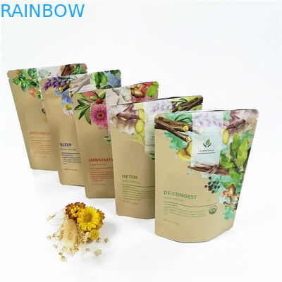 낮은 모큐 CMYK VMPET 미생물에 의해 분해되 입지 업 팁 100 마이크론