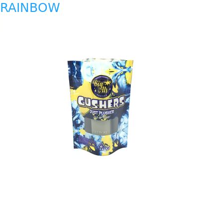 지퍼 볼사 Sac 플라스틱과 밀가루 씨를 위한 커스텀 로고는 팁 가방 화장용 윈도우를 견딥니다