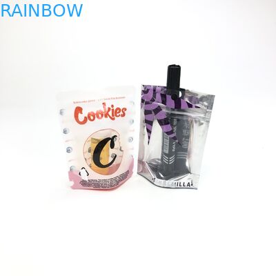 지퍼 볼사 Sac 플라스틱과 밀가루 씨를 위한 커스텀 로고는 팁 가방 화장용 윈도우를 견딥니다