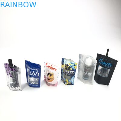 지퍼 볼사 Sac 플라스틱과 밀가루 씨를 위한 커스텀 로고는 팁 가방 화장용 윈도우를 견딥니다