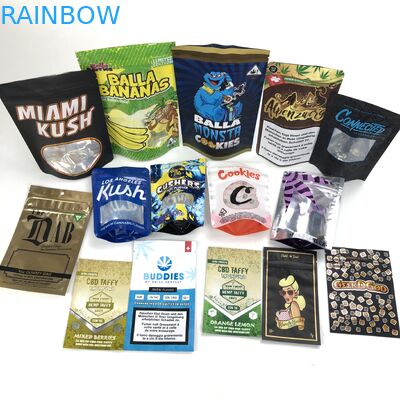 지퍼 볼사 Sac 플라스틱과 밀가루 씨를 위한 커스텀 로고는 팁 가방 화장용 윈도우를 견딥니다