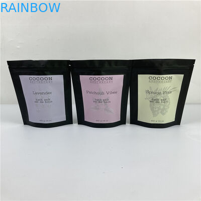 재밀봉할 수 있는 32개 항공 회사 코드 목욕 소금 포일 파우치 포장은 백 / 250g 커피 시체 관목숲 팁을 견딥니다