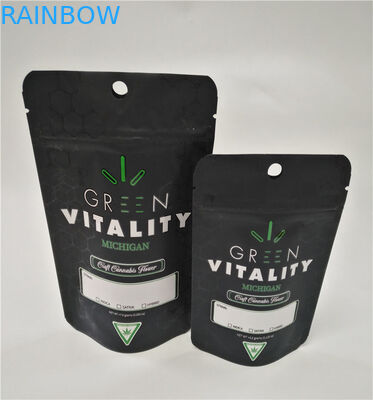 식품 등급은 라미네이트된 재밀봉할 수 있는 마일라 지플록식 도이팩 CBD 사탕이 가방 위로 세운 인쇄된 포일을 특화했습니다