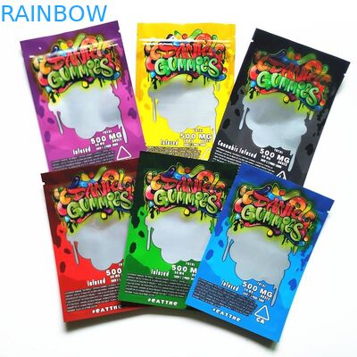 CMYK 4.3 밀리리터 두꺼운 차일드 프로프 포장 봉지 Cbd 봉투