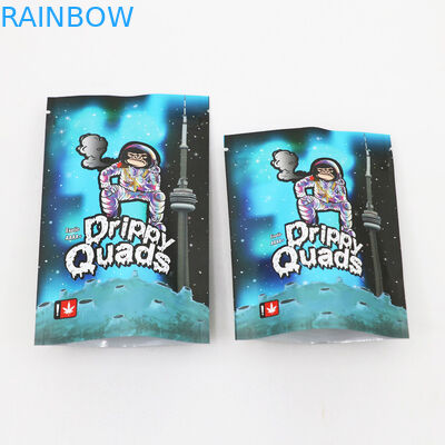 CMYK 4.3 밀리리터 두꺼운 차일드 프로프 포장 봉지 Cbd 봉투