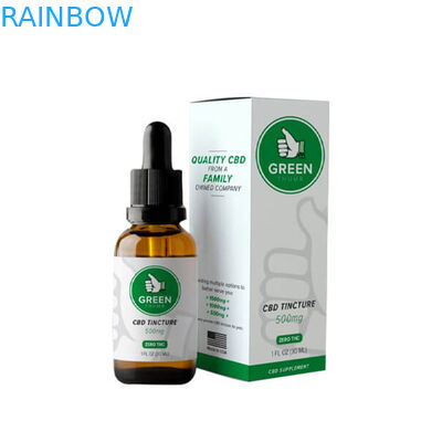 화려한 인쇄하는 CMYK 120 마이크 적하관 보틀 용지함 CBD