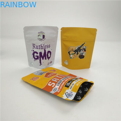 카나비스 삼 VMPET 100 마이크론 CBD 오일 패키징 테플론제 백 3.5g 쿠키