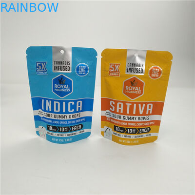 낮은 모큐 3.5g 7g VMPET 알루미늄 포일 마일라 가방 100 마이크론