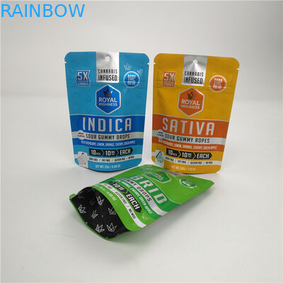 낮은 모큐 3.5g 7g VMPET 알루미늄 포일 마일라 가방 100 마이크론