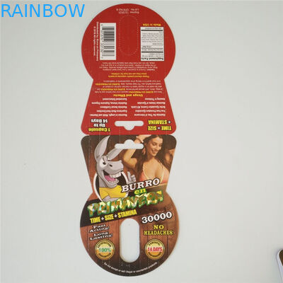 카드 라후노 100K를 패키징하는 홀로그램 핫 스탬핑 캡슐