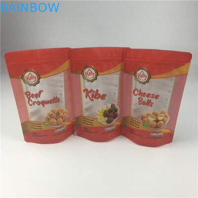 반투명 유리 120 마이크론 VMPET 알루미늄 호일 지플록식 가방 CMYK