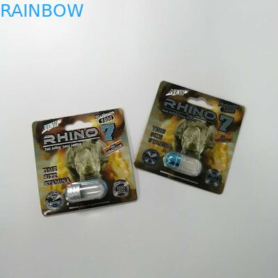 피임약을 위한 검은 백색 표범 CMYK 8*12cm 성 피임약 종이 카드