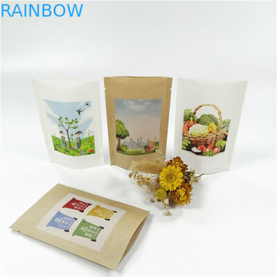 미생물에 의해 분해된 100 미크론 VMPET 크라프트 지 패키징 테플론제 백