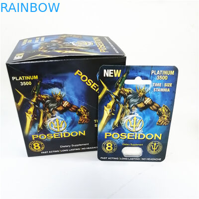 호인 패키지 코뿔소 캡슐 정제 기포 카드 UV 프린팅