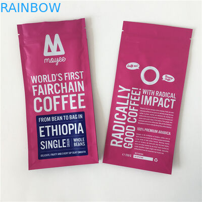 히트 실 사이드 거싯으로 냄새 증명을 패키징하는 지퍼 커피 콩