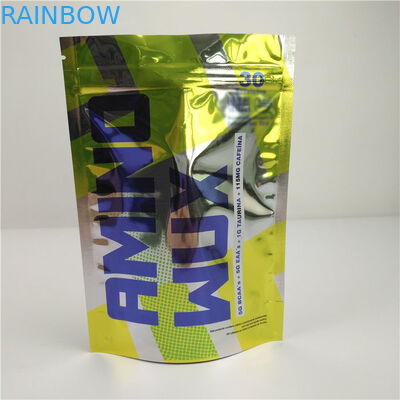 스낵 글로스리는 지프 잠금 장치 플라스틱 파우치 패키징 냄새 증명을 착색시켰습니다