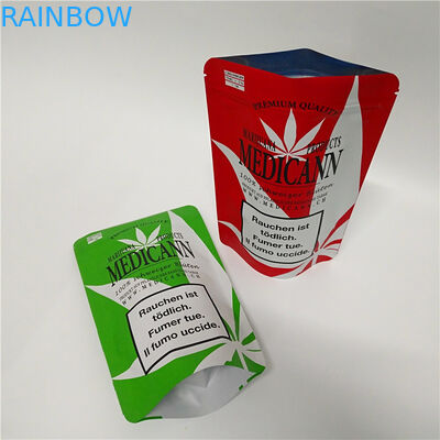 재사용할 수 있는 식물지 향 지플록식이 밀봉된 1 그램 3.5g 7g 열기를 자루에 넣습니다