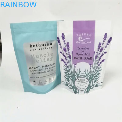 바다 바다 소금 플라스틱 파우치 패키징 본인 지위 재밀봉할 수 있는 커스텀 로고