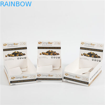 인쇄된 간식 과일 초콜릿 바형표시장치 마분지 종이 박스 포장 관습