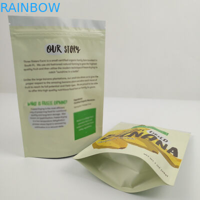 식품 등급 호일 백 냄새 증명 주문 제작된 로고를 세우는 재활용된 알루미늄