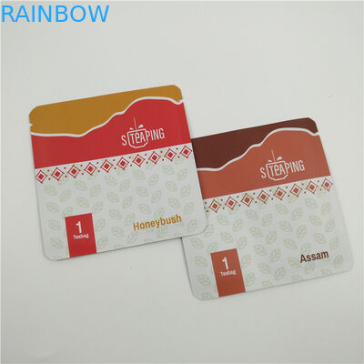 검은 녹색 주문 제작된 로고를 패키징하는 포일 플라스틱 녹차 재활용할 수 있는 팁