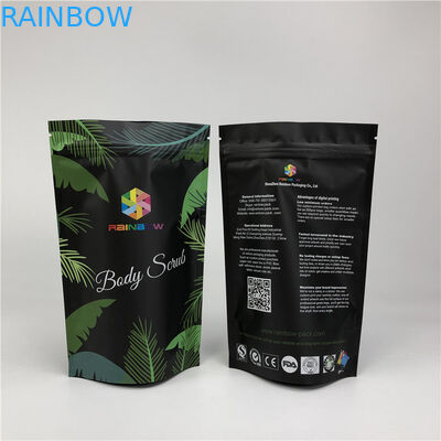 화장용 해양 목욕 소금 광택이 없는 마일라 재사용할 수 있는 Zip은 서 있는 냄새 증명을 파우치에 넣습니다