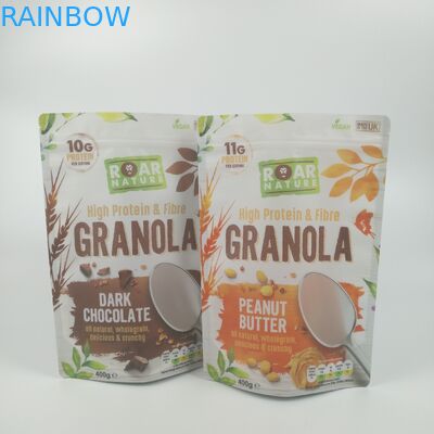 알루미늄 호일 밀봉 가능 주머니 재활용할 수 있는 식품 포장 위로 지플록식 입지