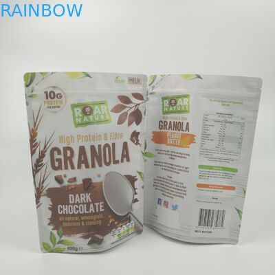 알루미늄 호일 밀봉 가능 주머니 재활용할 수 있는 식품 포장 위로 지플록식 입지