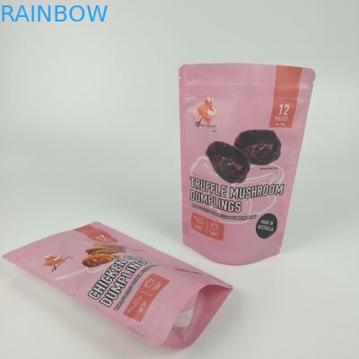 서 있는 커피 매트 지퍼 맞춘 인쇄된 배리어 백 본인은 박판이 되었습니다