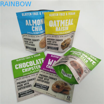 인쇄된 사탕 스윗 맞춘 플라스틱 디지털은 지퍼 상부와 팁을 견딥니다