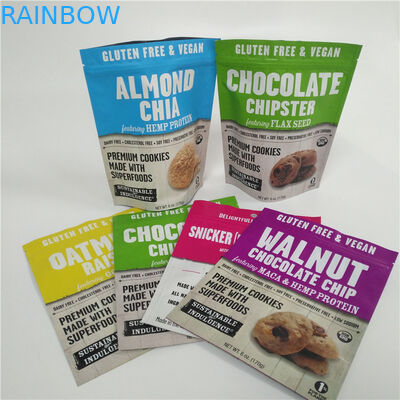 인쇄된 사탕 스윗 맞춘 플라스틱 디지털은 지퍼 상부와 팁을 견딥니다