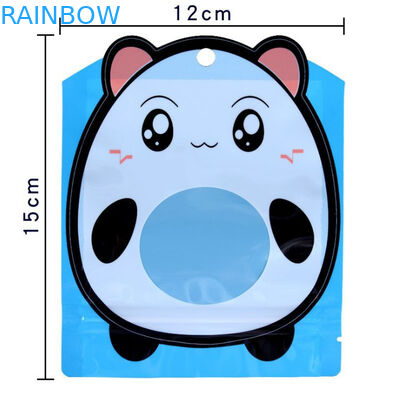 캔디를 위한 불규칙한 형상 3 측면 열 밀봉 플라스틱 백 냄새 증명